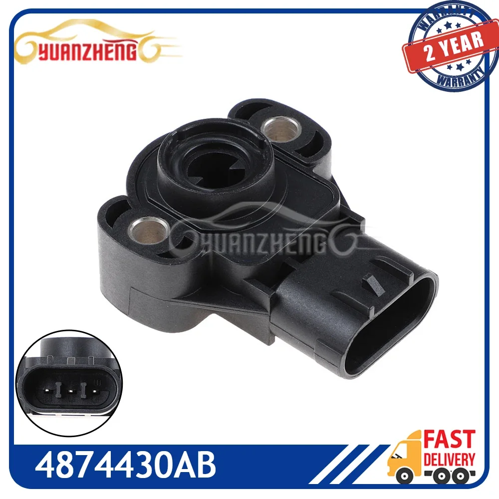 Throttle Position Sensor 4874430AB For Chrysler Cirrus Dodge Avenger Neon Stratus Eagle Talon Mitsubishi Eclipse Plymouth Breeze