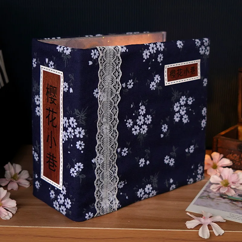 DIY Hut TC25 Sakura Alley Handmade Assembly Japanese Bookstand Model Creative Parent Child Interactive Birthday Gift