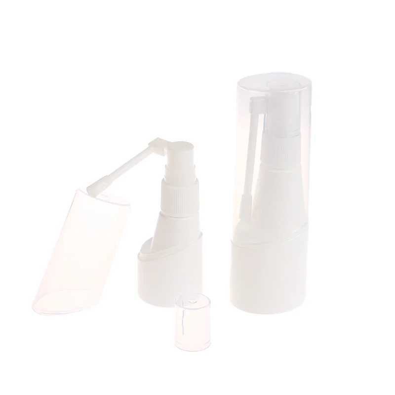 25/50ml Rotation Atomizer Refillable Empty Throat Sprayer Pump Snoot Cleaning Container Plastic Nasal Spray Bottle