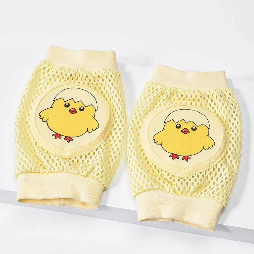 

Утолщенные хлопковые и полиэстеровые детские наколенники с героями мультфильмов, сетчатая эластичная защита для ползания малышей, детские гетры