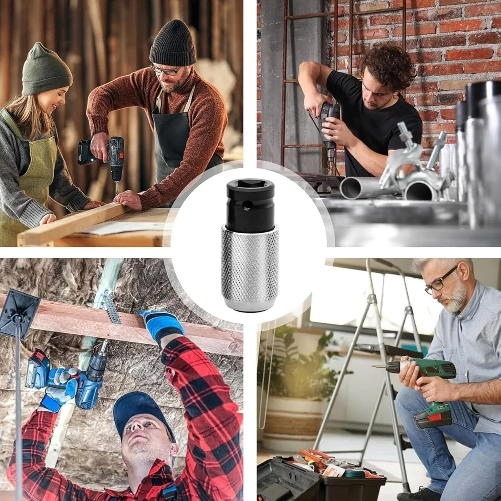 

Rotary Hammer Adapter With 4 Drill Bits Set Quick-Release Electric Hammer To Converter Kit For Electric Wrench Tools ﻿