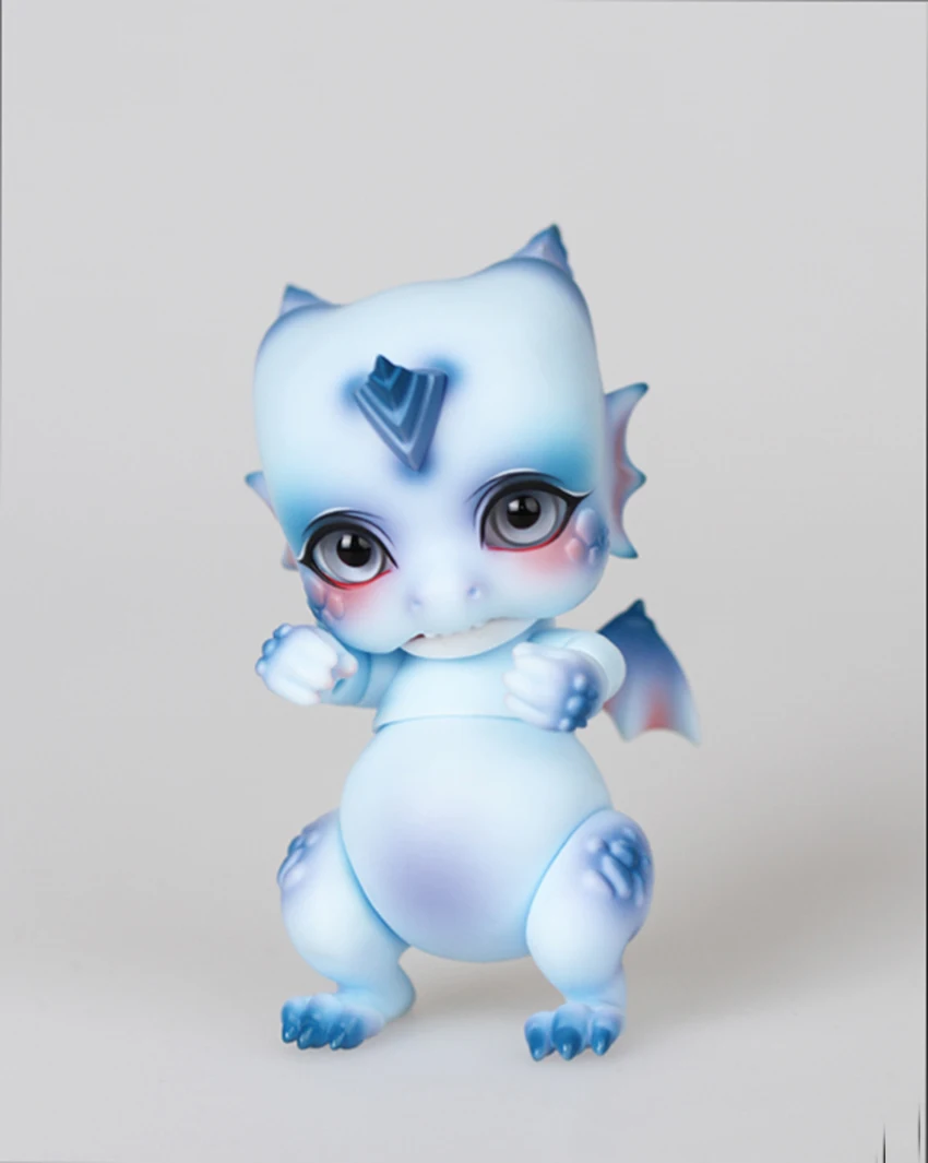 

SD Doll bjd 1/8 popovy Ice Dragon Baby A birthday present High Quality Articulated puppet Toys gift Dolly Model nude Collection