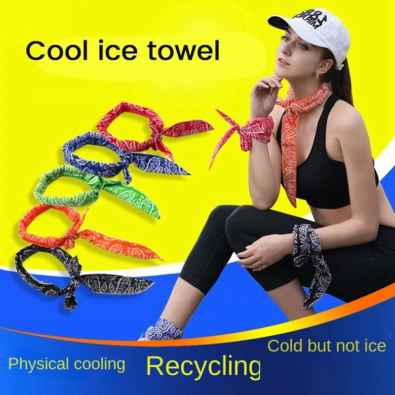 10Piecce Cooling Neck Wraps Camping Cooling Neck Wraps For Men Women Camping Running Outdoor Sports