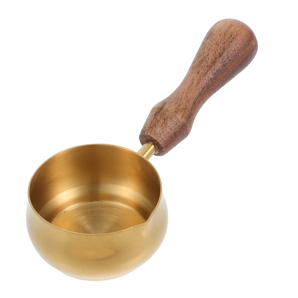 

Stainless Steel Espresso Cups Creative Wood H Pour Spout Milk Frothing Durable Mixing Coffee Shot Glasses Home Office Kitchen
