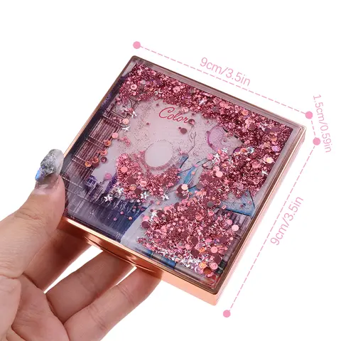 1 st tom ögonskuggsskål sminkpalett med spegel för concealer läppstift rouge löspuder förvaringslåda tom ögonskuggsfodral 10 best sales tomt ögonskuggsfodral - №6