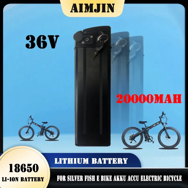 

36V 20AH Silverfish Lithium 800W 500W 24V 36V Lithium Ion 48V 18650 Battery Pack