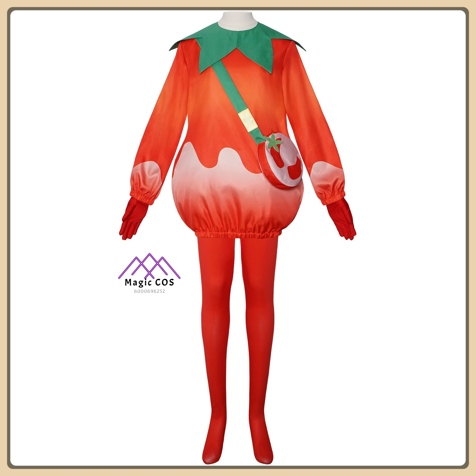 

Red Bear Tomato Cosplay Costume (Cute Style) Onesie + Headgear Set High Quality Anime Clothes Comic Con (Male/Female Adult/Kid)