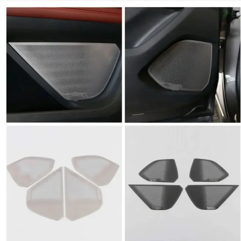 Door Speaker Audio Pillar A Loudspeaker Decoration Cover Trim Styling For Peugeot 3008 GT 5008 2017 2018 2019 2020 Accessories