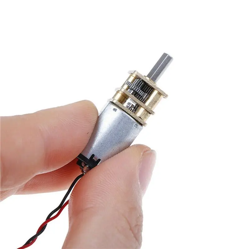 ABKL-30Pcs N20 Mini Micro-Metal Gear Motor With Gearwheel DC Motors 60RPM Slow Speed Full Metal Reducer Toy