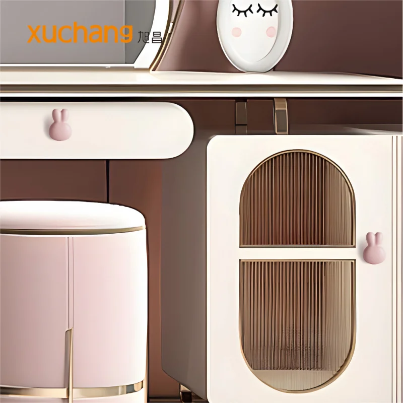 Children's Room Wardrobe Handle Light Luxury Cute Cartoon Porcelain Cabinet By Handle Wardrobe andr Single Hole Small