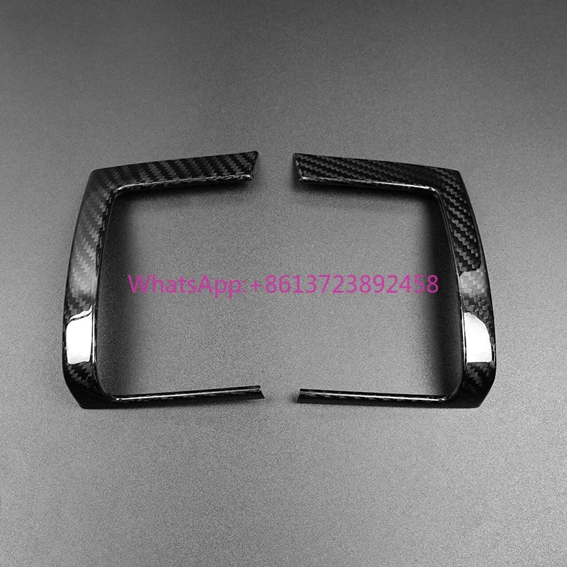 

for MINI Cooper F55/F56/F57 Hatchback Carbon Fiber Dashboard square air Vent Frame Carbon Fiber Interior Accessories