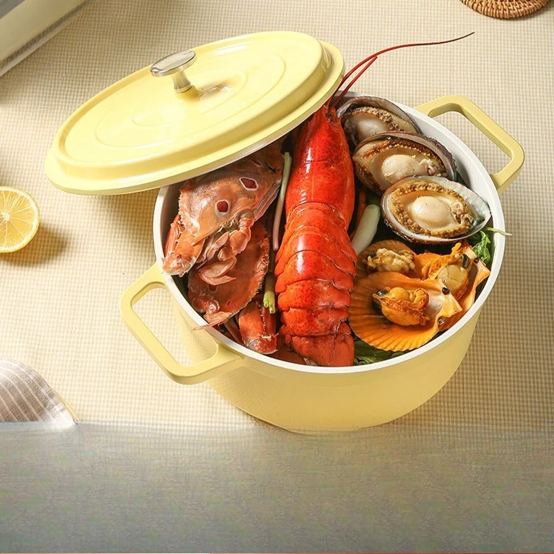 

Non-stick Pot Saucepan Instant Noodle Pot Gas Stove Induction Cooker Soup Pot Binaural Soup Pot