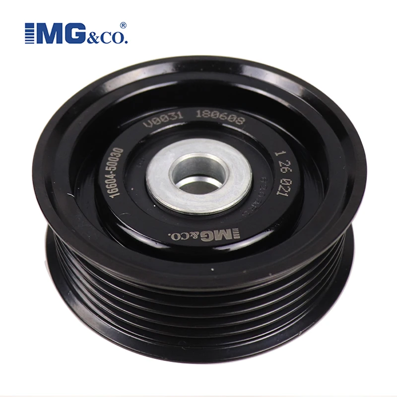 IMG Drive Belt Tensioner Idler Pulley OE: 16604-50030 For Toyota 4Runner Sequoia Tundra Lexus GS300 GS350 GX470 LS430 SC430