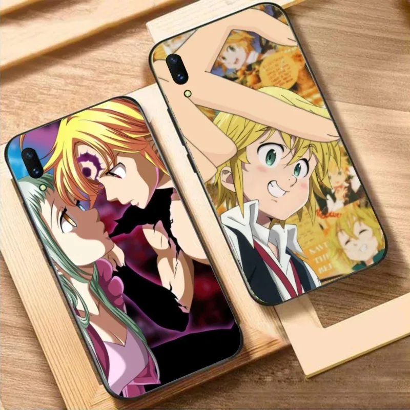 Anime Meliodas Elizabeth Phone Case for Huawei Mate 40 30 20 10 Pro Lite Nova 9 8 5T Y7p Y7 Black Soft Phone Cover Funda