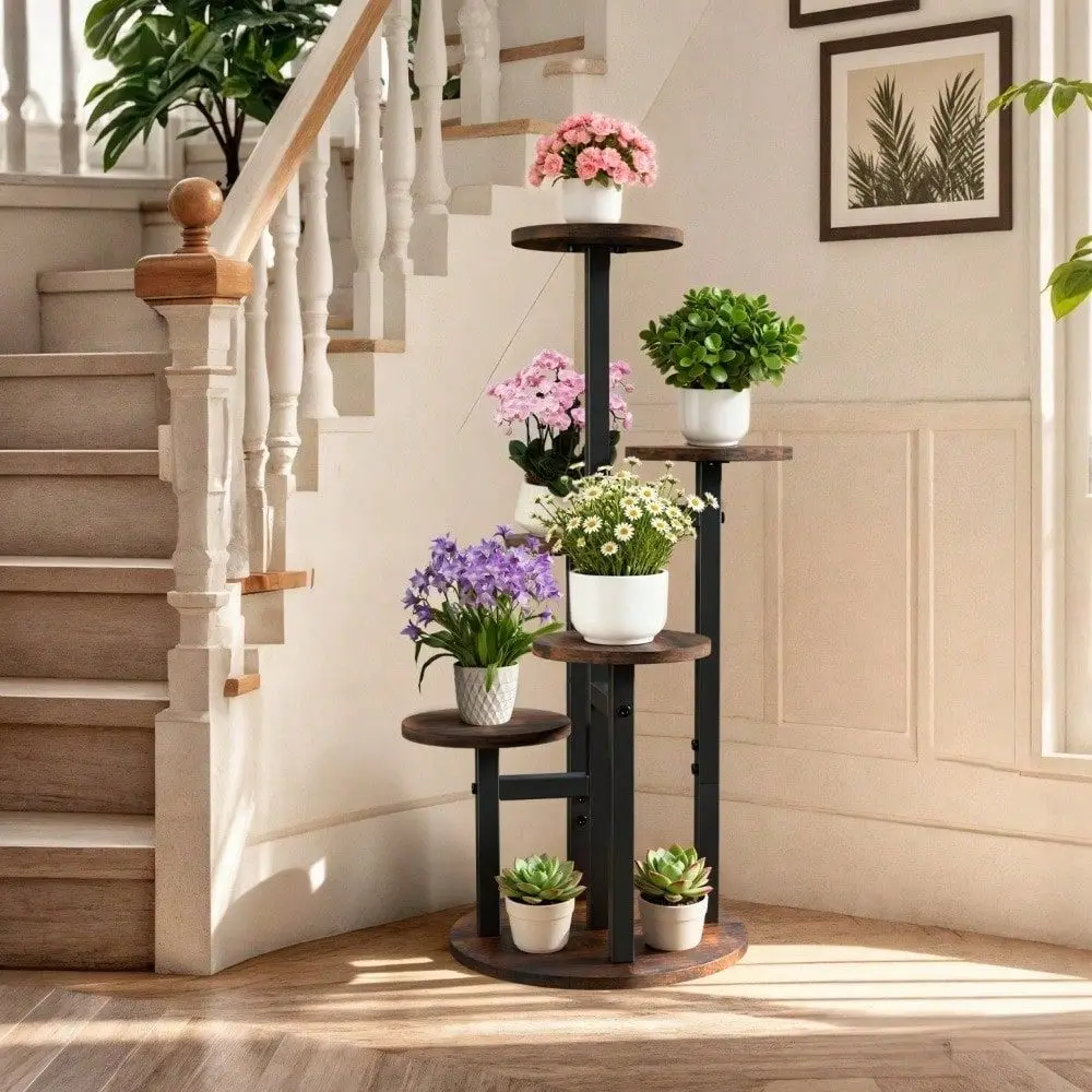 

Tier Indoor Plant Stand For Multiple Plant Corner Tall Flower Pot Holders Rack