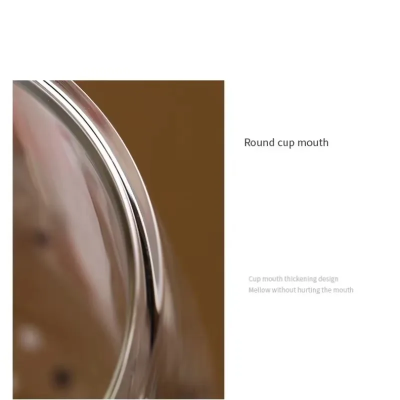 250 مللي كوب زجاجي معزول بطبقة مزدوجة سانتا شجرة عيد الميلاد كوب قهوة زجاجي أكواب عصير الحليب مع غطاء ومقبض هدية عيد الميلاد