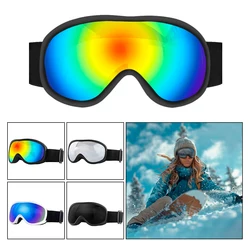 Ski Goggles Large Frame Snow Goggles with Colorful Lens Anti-fog Ski Glasses Skiing Mask Snowboard  Goggles for Men Women