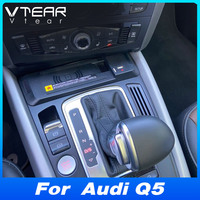 Car Wireless Charger For Audi Q5 2010-2017 2018 Accessories 15w Fast Cell phone Charging Plate Adapter Interior Modification