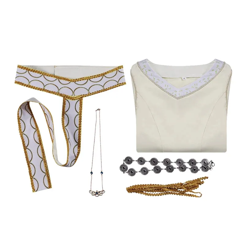 에오윈 코스프레 판타지 중세 드레스 의상 영화 반지의 제왕 코스튬 변장 할로윈 성인 여성 판타지아 파티 의상