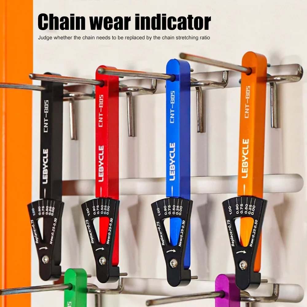 MTB Bicycle Chain Wear Indicator Tool Chain Checker Kits Multi-Functional Chains Gauge Measurement Bicycle Repaire Tools