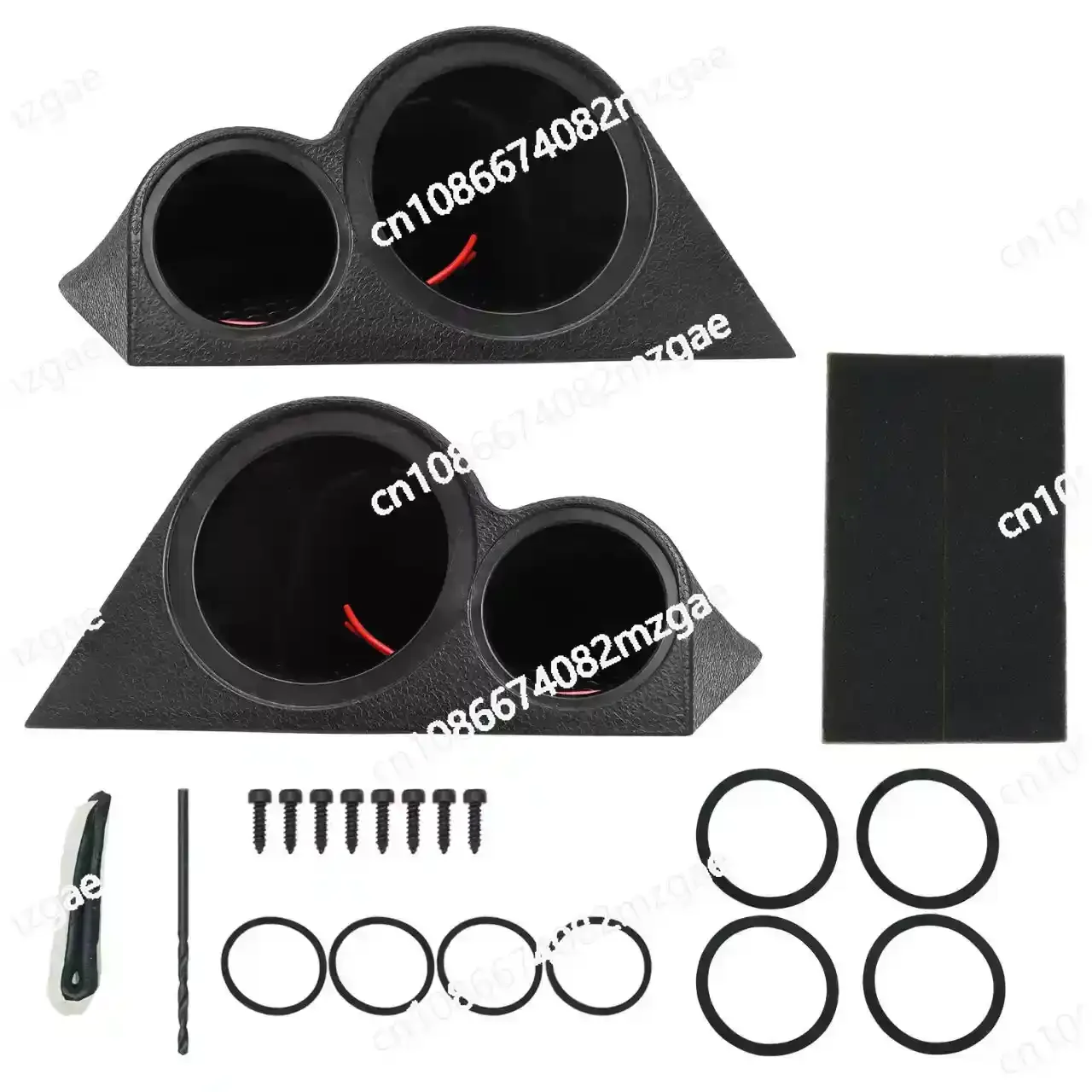 

1.5+3.5 inch Universal Type Car Audio appearance Bracket Fascias Plastic Holder Special Speaker Adapter In The Car for TOYOTA