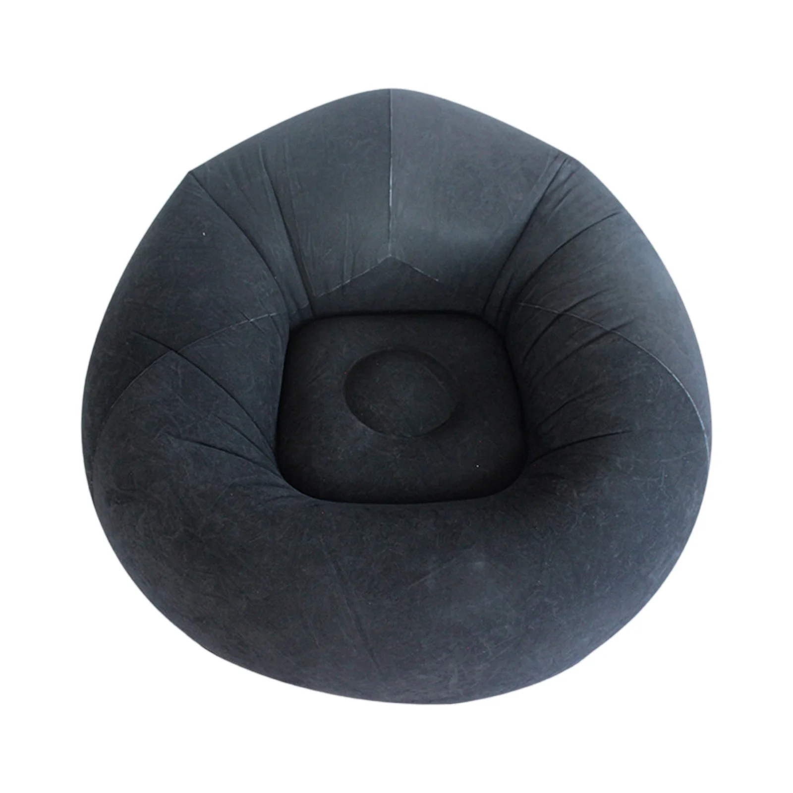 غطاء أريكة قابل للنفخ عالي الجودة كرسي حقيبة كسول جلوس فردي لغرفة النوم الصغيرة أو الشرفة (غطاء) #5