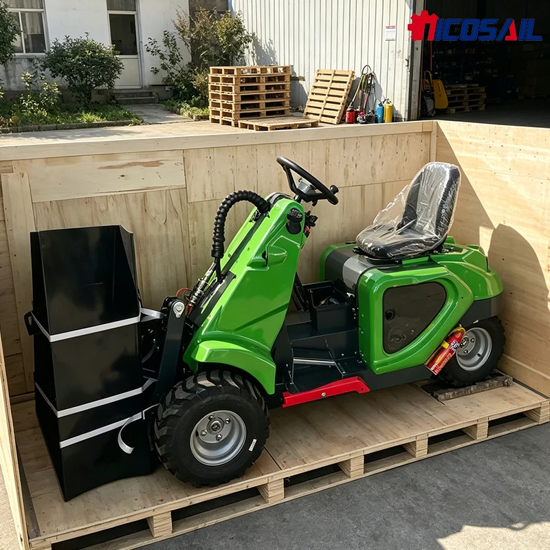 Custom Compact Mini Wheel Loader for Farm Garden Construction Material Handling Dealer Supply view 3