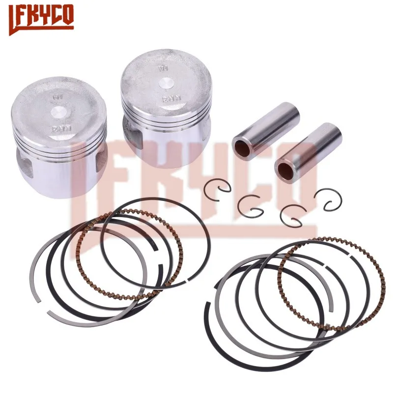 

53mm Bore Pin 15mm Motorcycle Piston Ring Set for Honda CA250 DD250 CBT250 CMX250 Rebel CA DD CBT 250 250cc Motorbike Egine Part