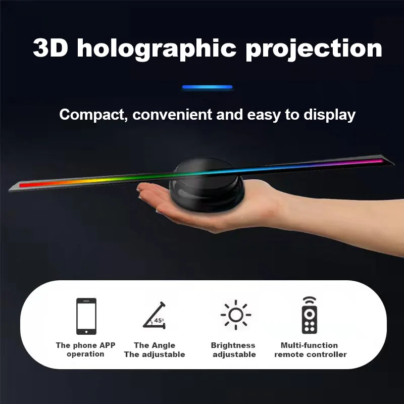 T40 3D Fan Hologram Projector Remote Wifi Control 3D Commercial Advertising Display Holograma Projetor Transmit Picture Video