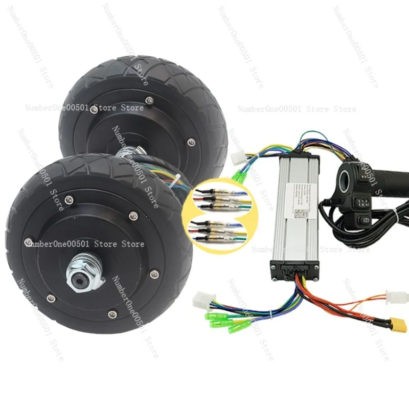 

55 Inch Brushless Hub Motor 139 Motor DC Speed Control High Torque Electric Food Cart