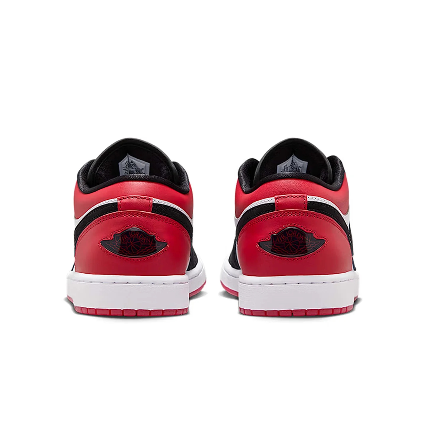 Nike AJ1 Air 1 Low “White Black GymRed” Comfortable, Slip-Resistant, Durable Retro Basketball Shoes Unisex Style IB8971-106 - view 5