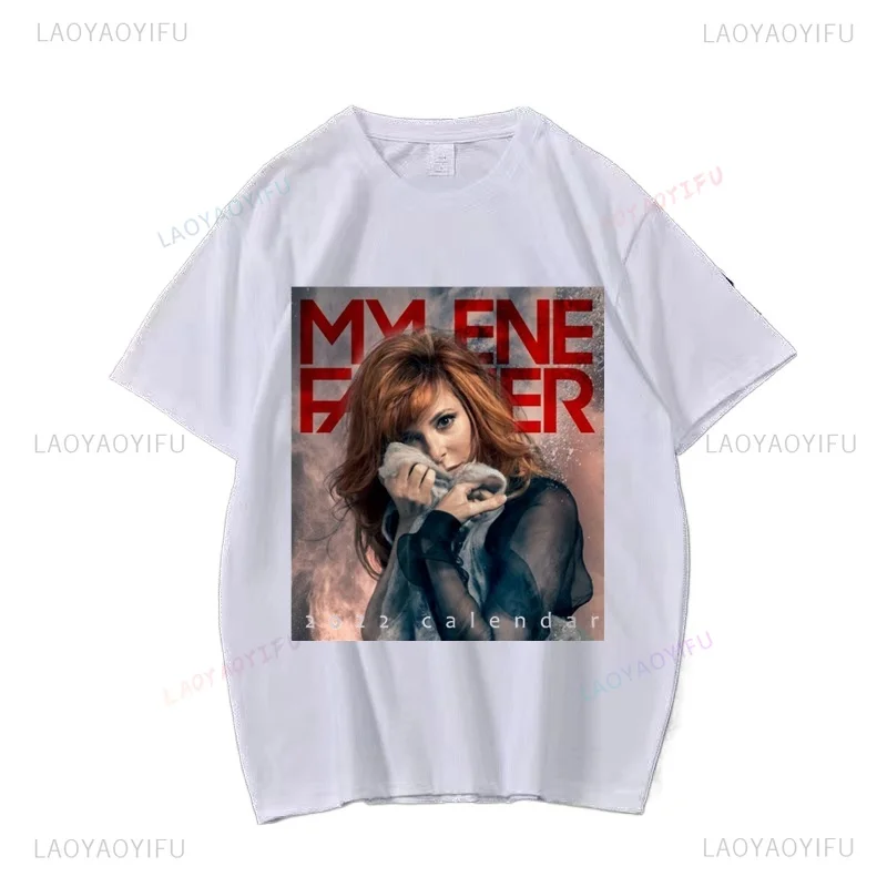 France, Mylene Farmer Nevermore 2023, French T-shirt Summer Short Sleeve T-shirt Oversized Men\'s Clothing