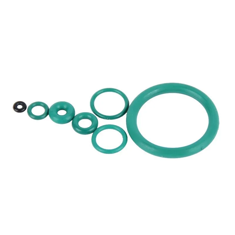 Airsoft Tactical Rubber O Ring Set, Flat Silicone flúor Seal Gasket, Green Hunting Acessórios, Válvula de gás Key, GBB Gloc 17 19