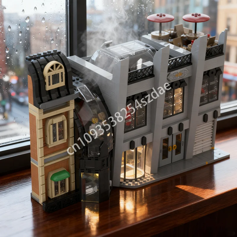 

4135 шт. MOC модульный музей автоспорта модульная модель строительные блоки строительная сборка Рождественский подарок DIY игрушки идея кирпич