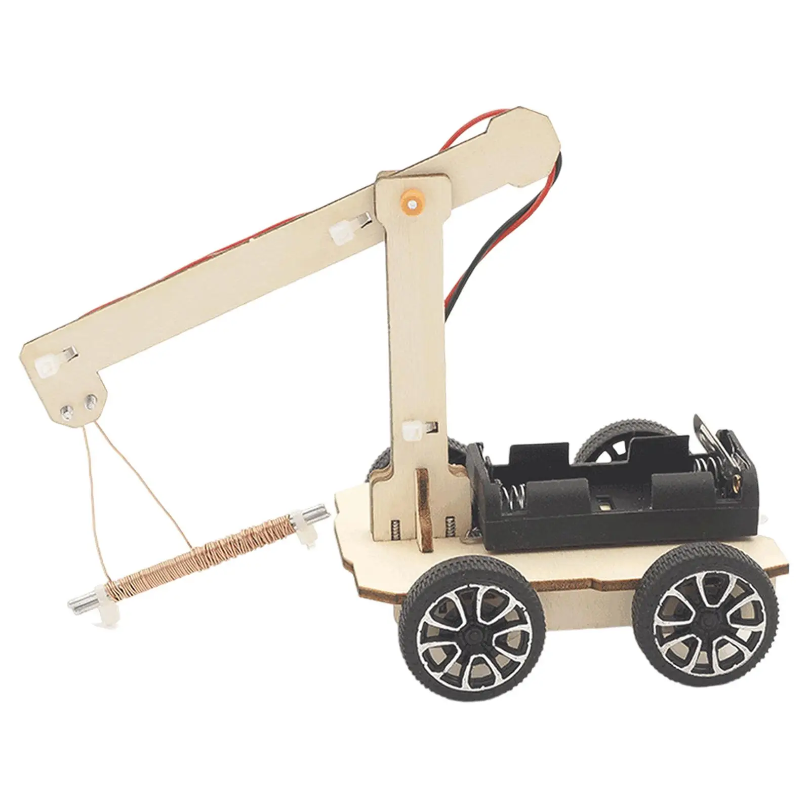 

Hand Crank Crane Kit Teaching Prop Stem Learning Tool Learning Toy Stem Science Experiment Toy for Children Teens Beginners Kids
