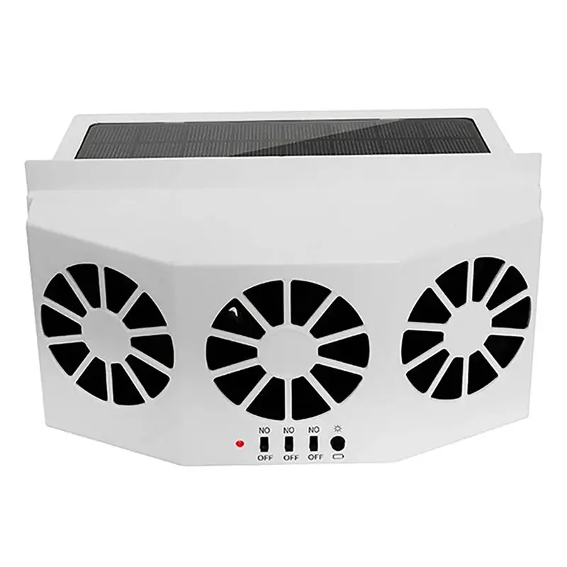 

Solar Powered Car Cool Fan Internal Circulating Window Radiator Exhaust Fan