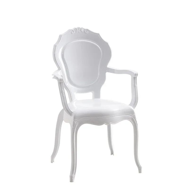 Vintage Jardin Chairs Modern Black Designer Banquet Chairs Acrylic Transparent Poltronas Confortaveis Para Sala Loung Furniture