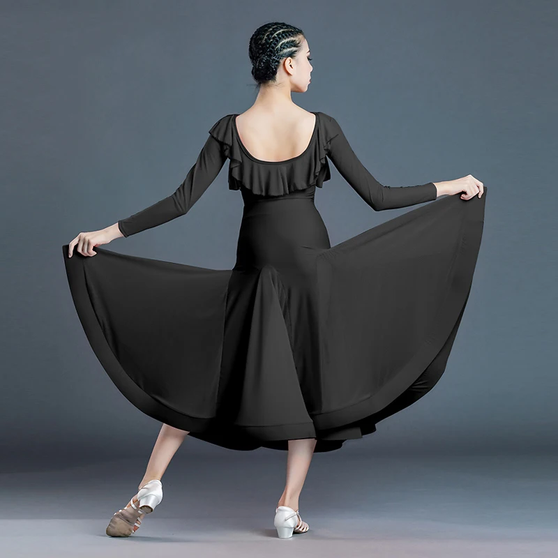 Neue Ballroom Dance Wettbewerb Kleider Für mädchen Standard Ballsaal Kleid Damen Walzer Flamenco Bühne Leistung Tragen DN11211
