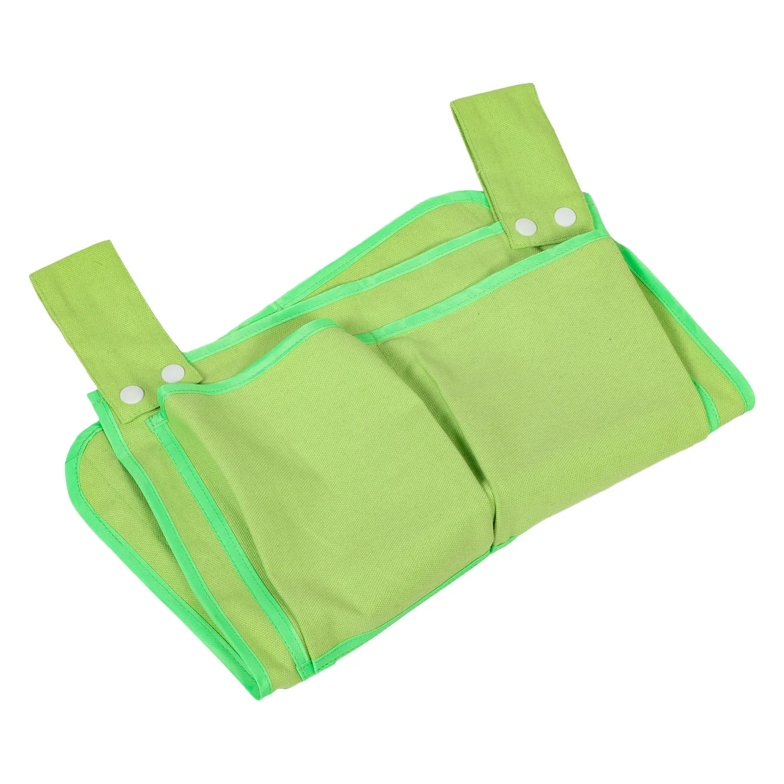 

Small Canvas Crib Organizer Hanging Bag Multi Layer Diaper Storage for Nursery Essentials Bassinet Storage Attachment