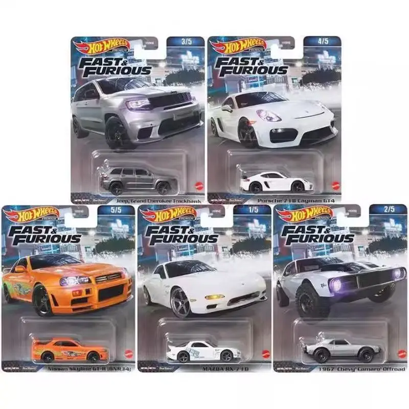 Coche Original Hot Wheels, cultura rápida y furiosa, serie Hnw46 E, aleación Rs200 Ae86 Gtr R32, modelo de coche, juguetes para niños y adultos, regalo para coleccionar