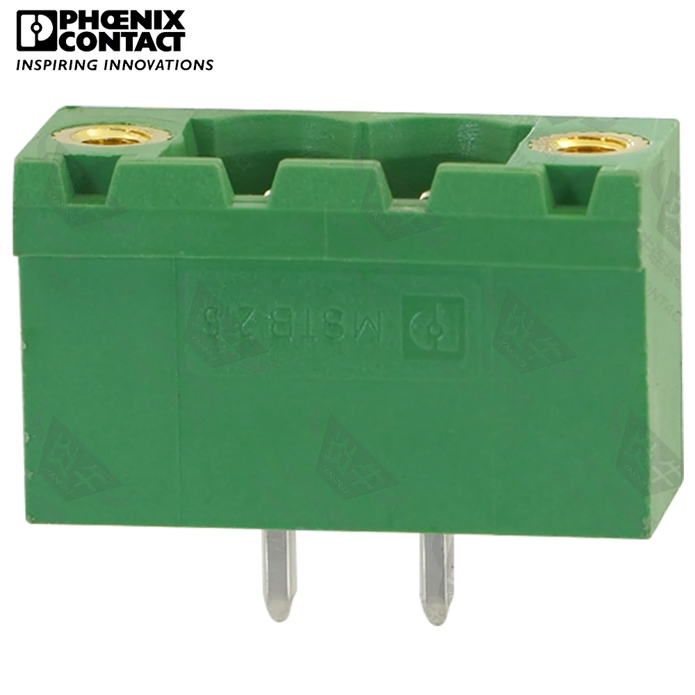 

5.0mm Original Genuine Phoenix Contact Connector PCB Pluggable PLUG-IN Terminal Block 2 Pin MSTBV 2.5 GF 5.0 1776883 12A 320V