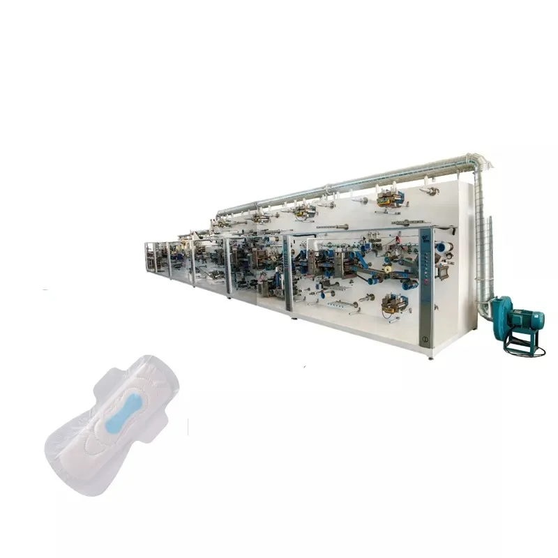 Full Automatic Full Servo China Made Always Sanitary Pads Making Machine Equipment Comfortable and Breathable Sanitary Napkin