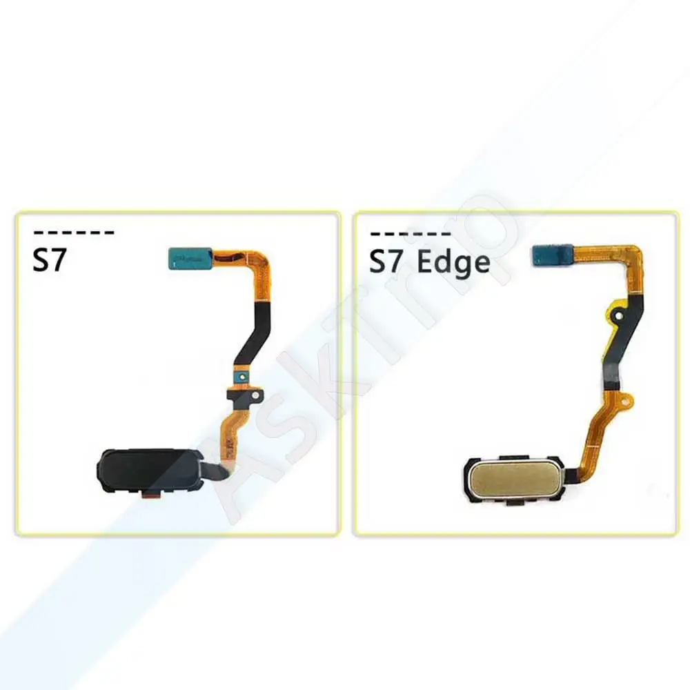 Aiinant Home Back Button Finger Scanner Fingerprint Sensor Flex Cable For Samsung Galaxy S7 Edge G930F G935F Repair Parts