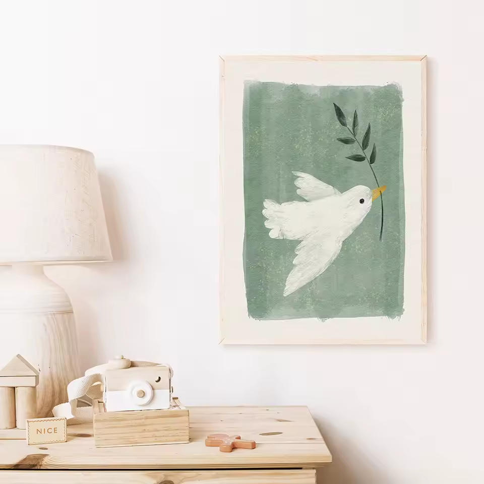 평화 비둘기 그림