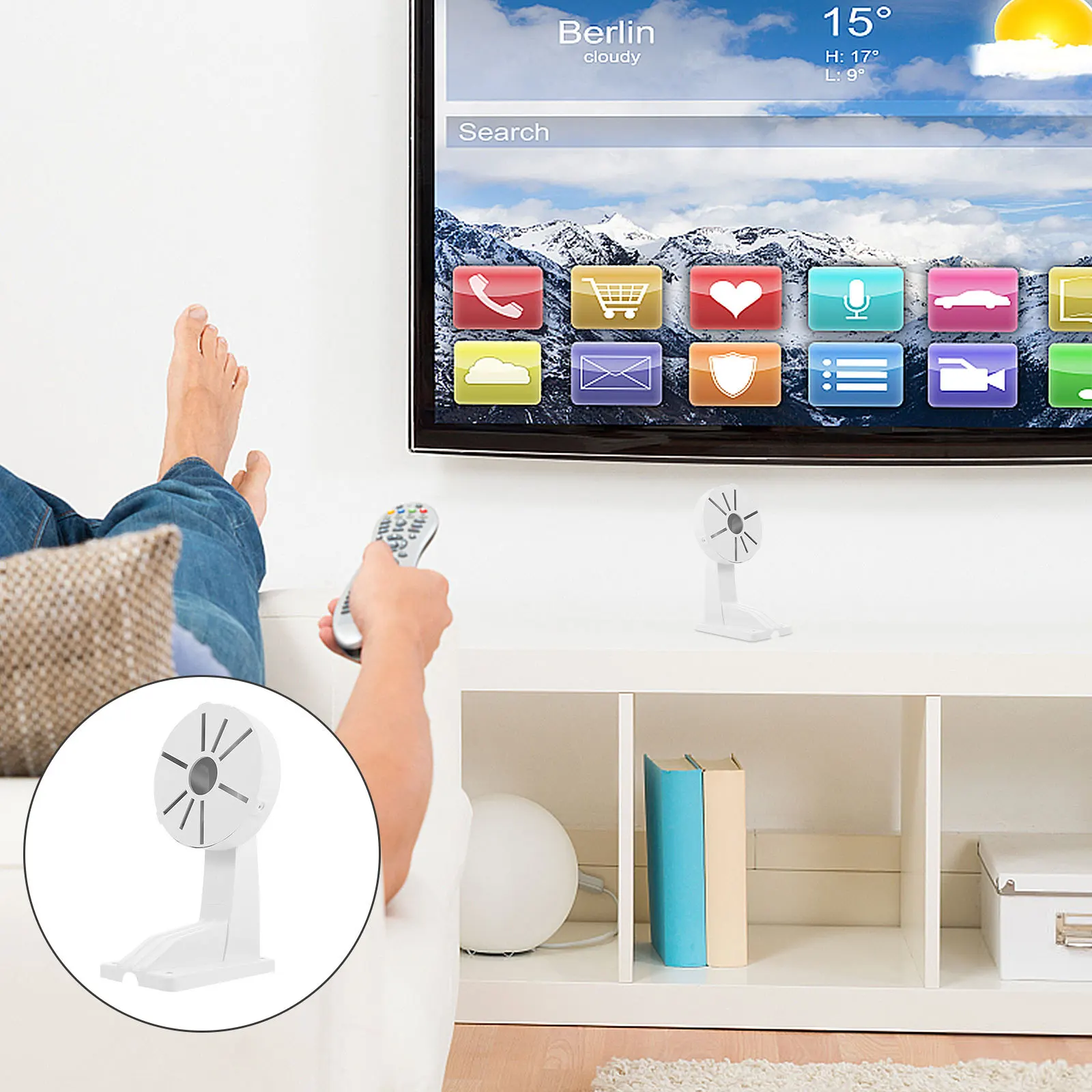 

Stable Reliable Dome Camera ABS Bracket Indoor Outdoor Perfect for Main Wiring Easy to Install Camera Mount System Mount