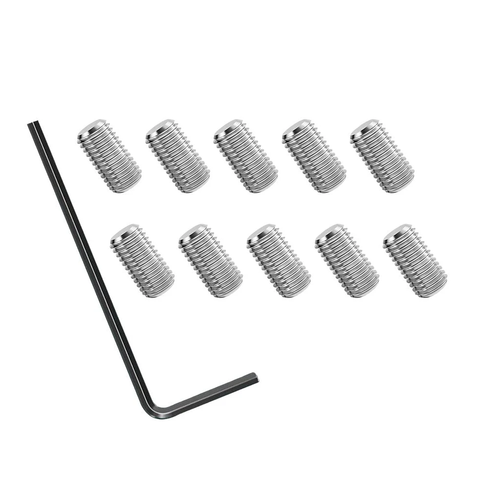 

10 Pieces Stainless Steel Self Tapping Thread Inserts Repair Nuts for Thread Fixing and Mechanical Applications