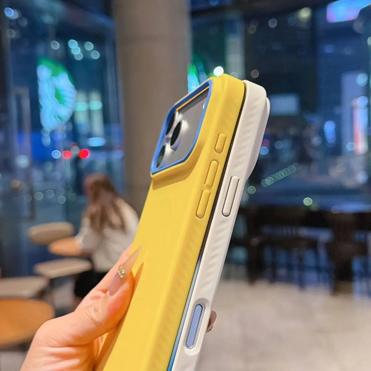 Cream Yellow Soft Silicone Case for iPhone 17 Pro Max Shockproof Dirt-Resistant Large Hole Design Phone Cover  Matte Finish