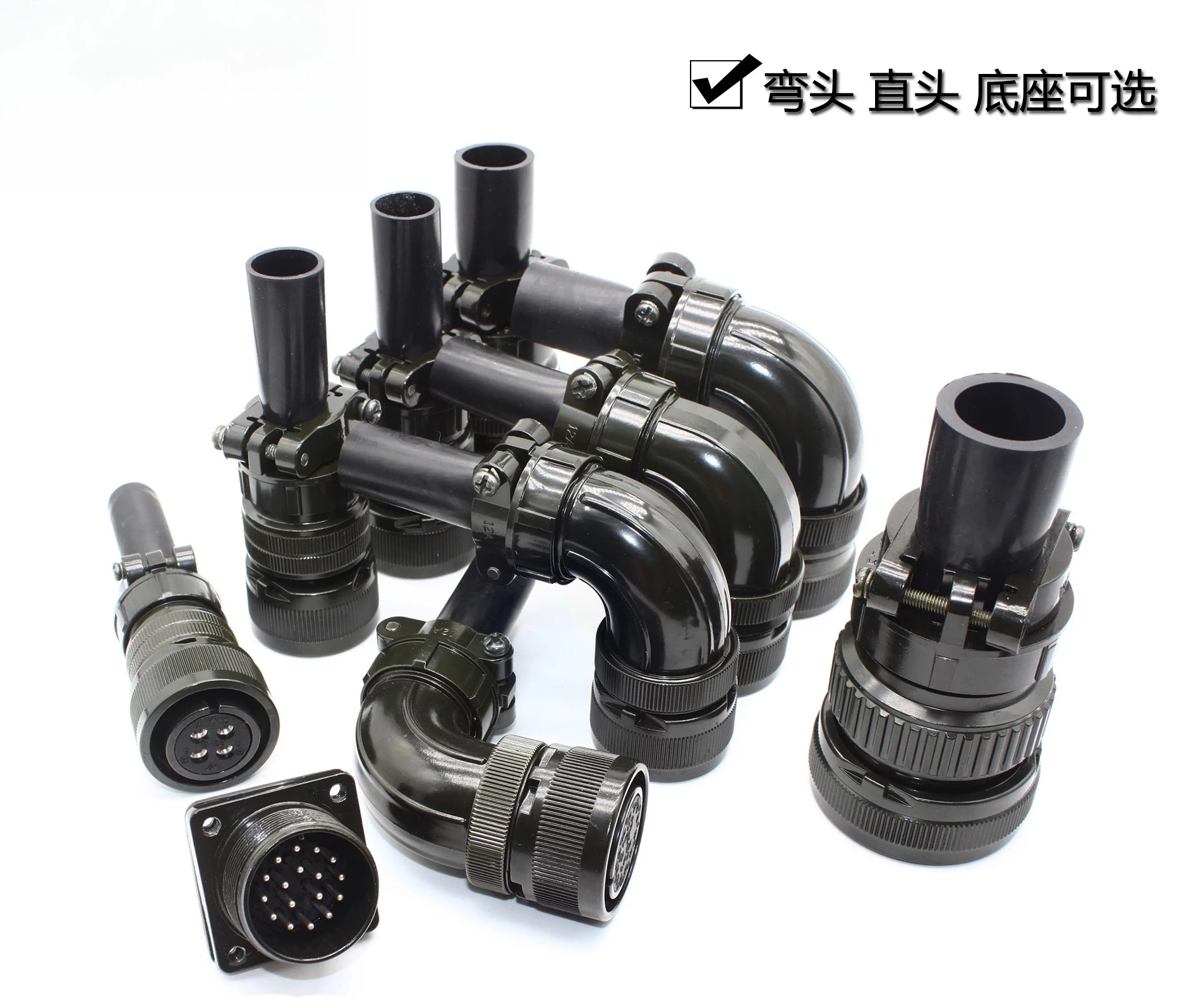 4/9/17 Pin Circular Aviation Plug Servo Motor Encoder Power Connector Industrial Replacement Part
