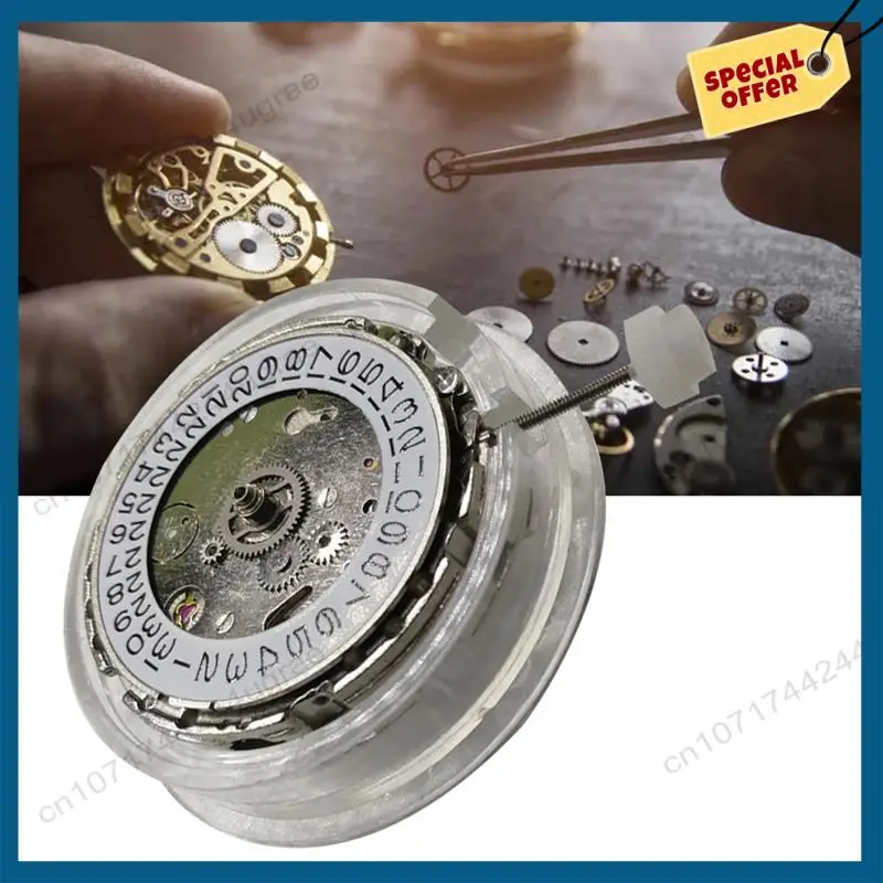 

-A15I DG3804-3 Механизм часов 2813 Четырехигольный 3-часовой календарь Замена автоматического механического механизма GMT2813