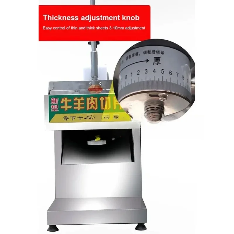 

Mutton Beef Sausage Roll Make Machine Commercial Frozen Lamb Slicer